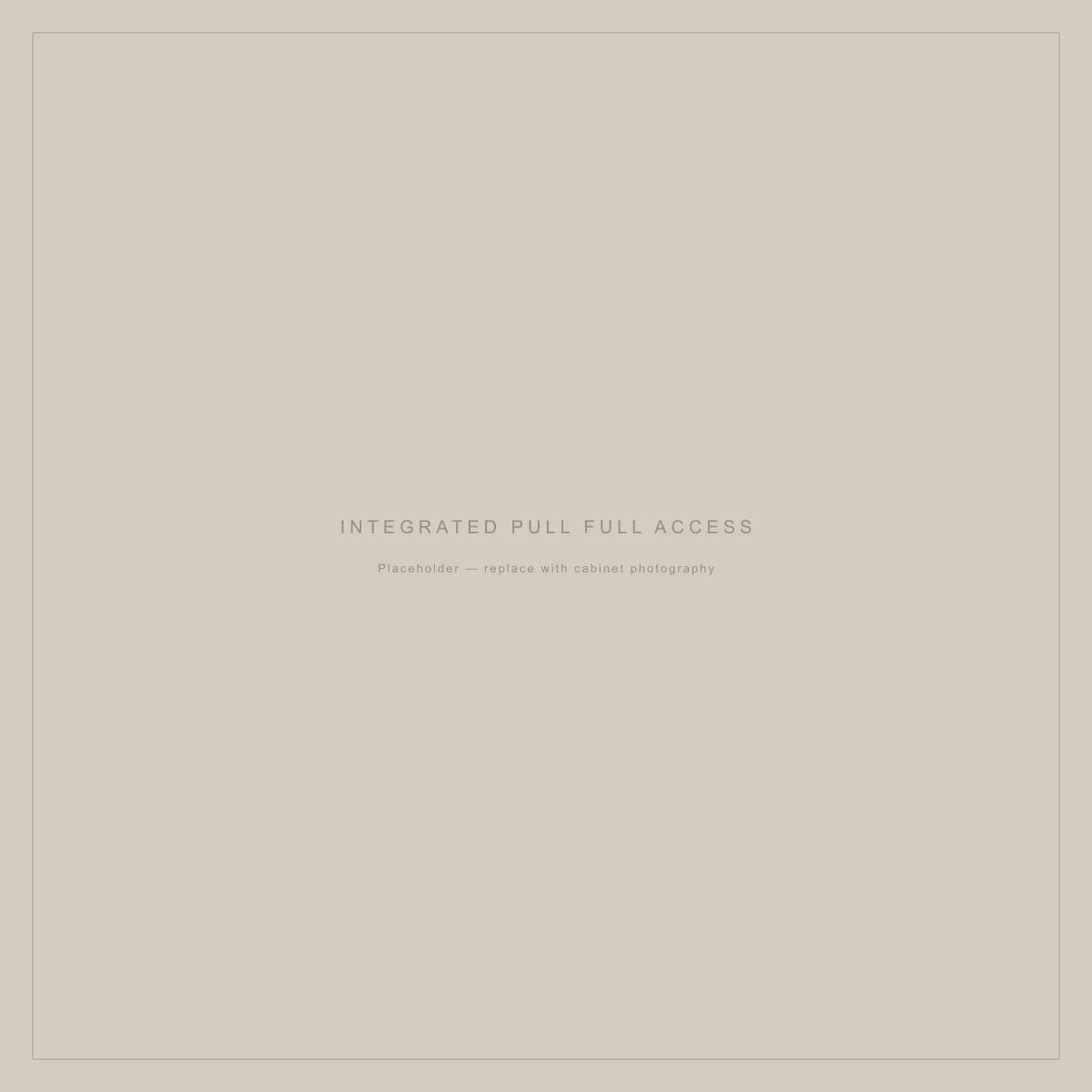 Integrated Pull Full Access Cabinetry — Reveal Cabinet Co
